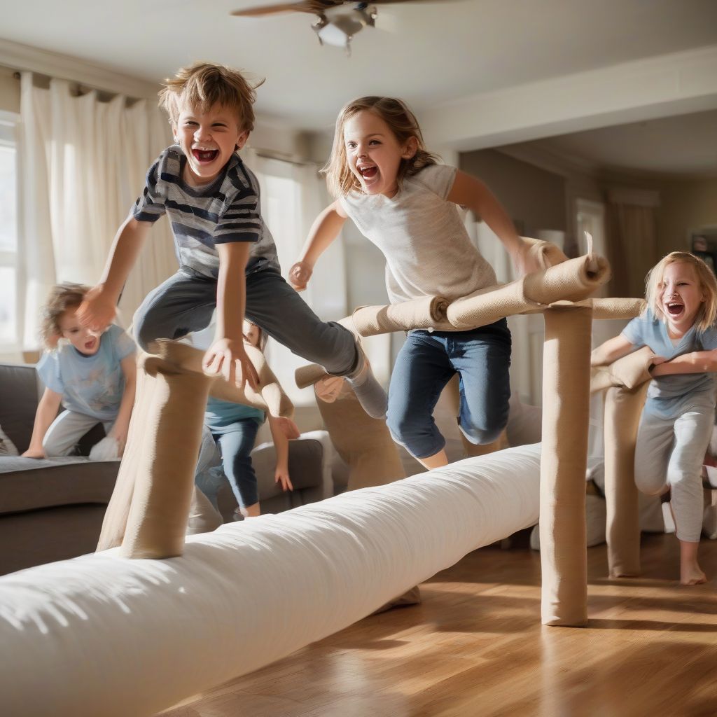 Indoor Obstacle Course Fun